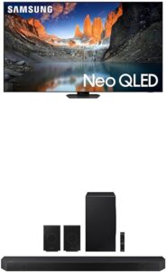 SAMSUNG 98-Inch Class QLED 4K QN90D Series Neo Quantum HDR+ Smart TV w/Dolby Atmos, (QN98QN90D, 2024 Model) w Q990D 11.1.4ch Soundbar w/Wireless Dolby Atmos Audio, HW-Q990D/ZA (Newest Model)