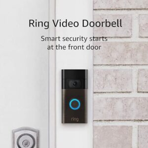 Ring Video Doorbell – 1080p HD video, improved motion detection, easy installation