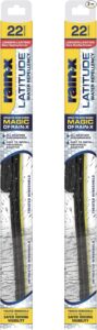 Rain-X 810165 Latitude 2-In-1 Water Repellent Wiper Blades, 22 Inch Windshield Wipers (Pack Of 2)