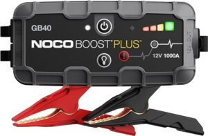 NOCO Boost Plus GB40 1000A UltraSafe Car Battery Jump Starter, 12V Battery Pack