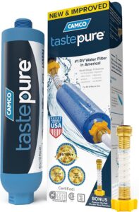 Camco TastePURE RV Water Filter - New Advanced 6-Step Patent-Protected Filtration